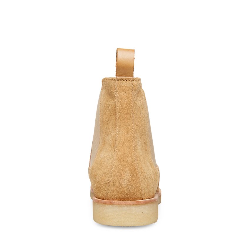 Botines Chelsea Steve Madden Wilshire Gamuza Hombre Marrones Claro | ES KG4S6E